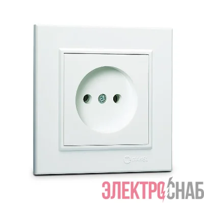 Розетка б/з (Керамика) СП Karea 16А IP20 бел. Makel 56001002
