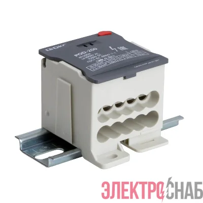 Блок распределительный винтовой зажим 2х95кв.мм 10х16кв.мм DKC POD-200