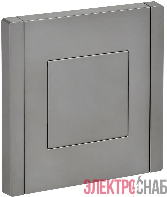 Заглушка с суппортом FORTE&PIANO FP541 сталь IEK FP-PL10-K46