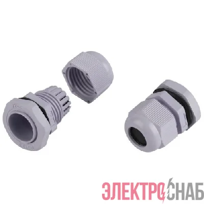 Ввод кабельный (сальник) PG 13.5 d6-12мм (d отверст. 21мм) IP54 (уп.20шт) Эра Б0065191