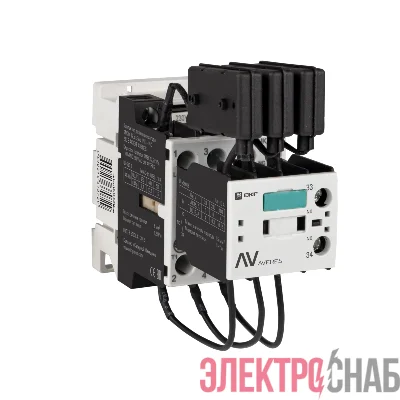 Контактор для конденсатора КМЭК 10квар 230В 1NО+1NC AVERES EKF ctrk-s-14-10-230-av