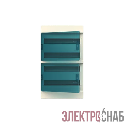 Бокс настенный Mistral41 72М (4х18)прозрачная дверь, +PE+N (84 клеммы), 382х656х ABB 1SPE007717F1121