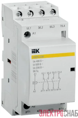 Контактор модульный КМ20-22М AC KARAT IEK MKK11-20-22