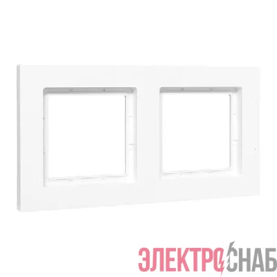 Рамка 2-м Эпика IP44 пластик бел. EKF UP1-FPW-02-44