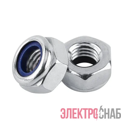 Гайка самоконтрящаяся М10 DIN 985 оцинк. (уп.4шт) Tech-Krep/Zitar 103033