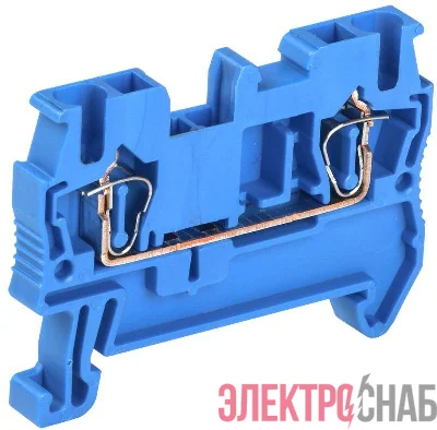 Клемма пружинная КПИ 2в-2.5 31А син. IEK YZN11-002-K07