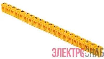 Маркер открытого типа KE 0.75-1.5кв.мм символ "R" (уп.200шт) IEK UMK-KE1-R
