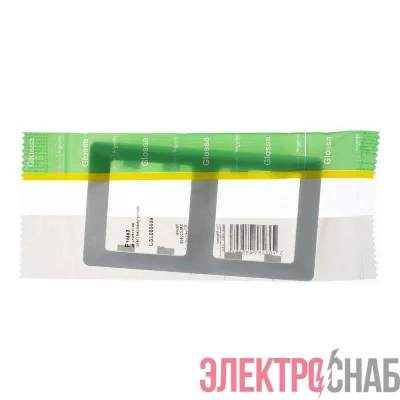 Рамка 2-м Glossa вертикал. перламутр SE GSL000606