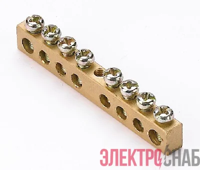 Шина нулевая 6х9-8/1 DEKraft 32001DEK
