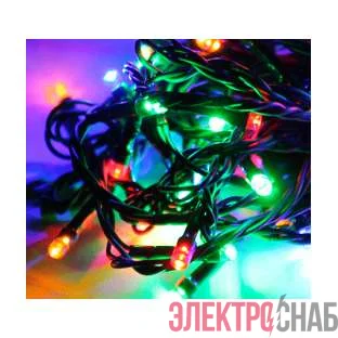 Гирлянда уличная LD200C-GM 200LED 22.9м (19.9+3м) 8 режимов мигания контроллер IP54 мультиколор Космос KOC_GIR200LED_RGB_IP