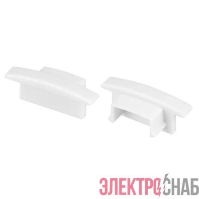 Заглушка LINE-2308-F глухая WHITE пластик (комплект) Arlight 044239