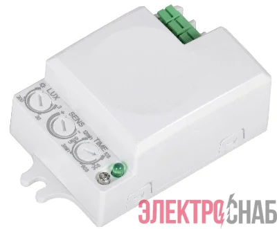 Детектор движения ДД-МВ 401 500Вт 360град. 8М IP20 бел. IEK LDD11-401MB-500-001