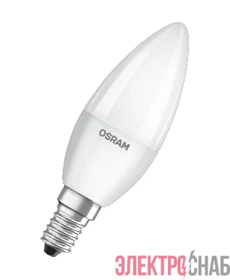 Лампа светодиодная LED Value LVCLB60 7SW/830 7Вт свеча матовая E27 230В 10х1 RU OSRAM 4058075579446