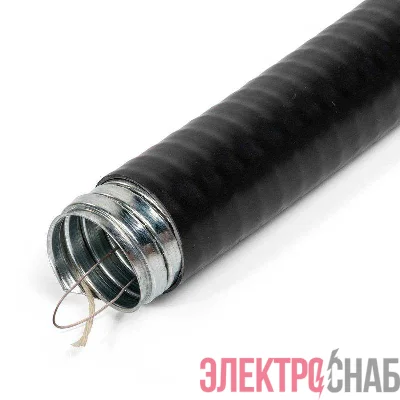 Металлорукав толстостенный МГ HEAVY DUTY 15 с протяжкой (уп.50м) Fortisflex 88403