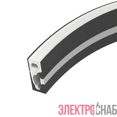 Профиль силиконовый WPH-FLEX-0616-SIDE-S9-5m BLACK силикон (уп.5м) Arlight 045788