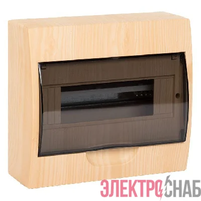 Щит ЩРН-П-10 IP41 светлое дерево PROxima EKF pb40-n-10-light
