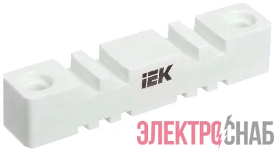 Изолятор шинный плоский ИШП 2P для шин 5 и 10мм 180мм IEK YIS40-2-180