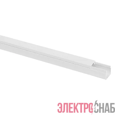 Кабель-канал 12х12 L2000 пластик бел. TOKOV ELECTRIC TKE-KK-12-12-2000-WH