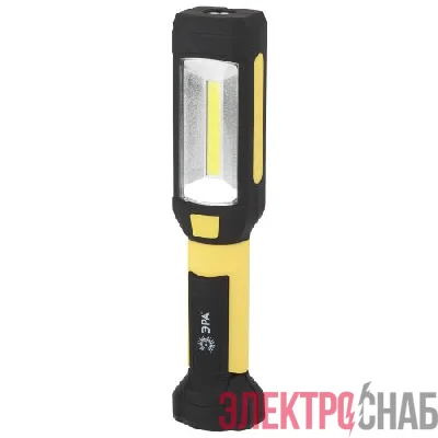 Фонарь RB-801 рабочий "Практик" 6Вт COB+4Вт 3хAAA магнит крючок прищепка 720гр блист. ЭРА Б0027823