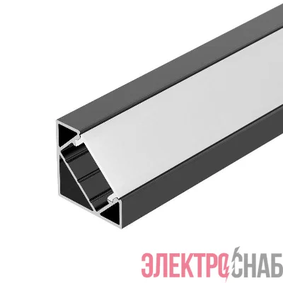 Профиль SL-KANT-H18-2000 BLACK L2000 алюм. Arlight 049430