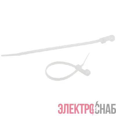Хомут кабельный под винт 3.6х100 NO-225-315 бел. (уп.100шт) Эра Б0066040