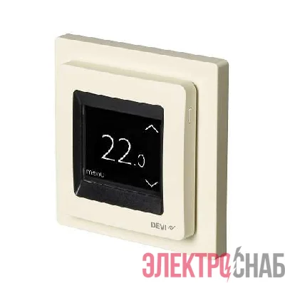 Терморегулятор DEVIreg Touch с комбинацией датчиков 16А беж. DEVI 140F1078