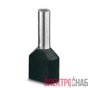 Наконечник кабельный AI-TWIN 2х1.5-8 BK (уп.100шт) Phoenix Contact 3200823