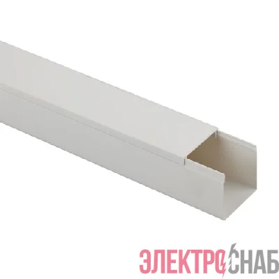 Кабель-канал 40х40 L2000 бел. KK-W-40-40 Эра Б0031137