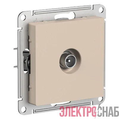 Розетка телевизионная TV AtlasDesign коннектор механизм песочн. SE ATN001293
