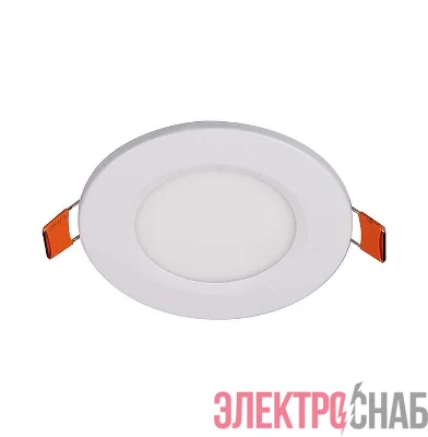 Светильник светодиодный PPL-R WH 3Вт 6500К IP40 d90мм ДВО встраив. ультратонкий кругл. JazzWay 5008441A