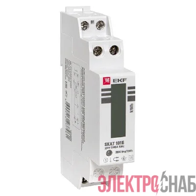 Счетчик SKAT 101E/1-5(40) SDM 1ф 5-40А модульный без поверки EKF 10106M