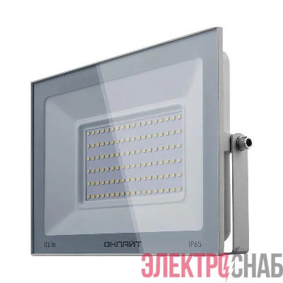 Прожектор светодиодный 90 139 OFL-100-4K-WH-IP65-LED 100Вт 4000К IP65 8000лм бел. ОНЛАЙТ 90139