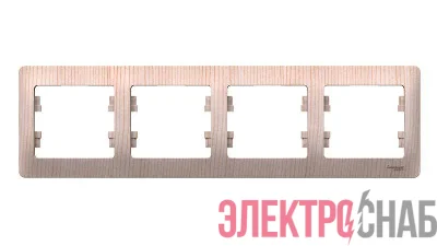Рамка 4-пост. Glossa горизонт. сосна SE GSL001504