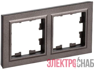 Рамка 2-м BRITE РУ-2-БрТБ бронза IEK BR-M22-K45