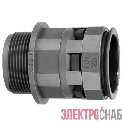Переходник труба-коробка DN 10мм М16х1.5 полиамид черн. IP66 DKC PAM10M16N