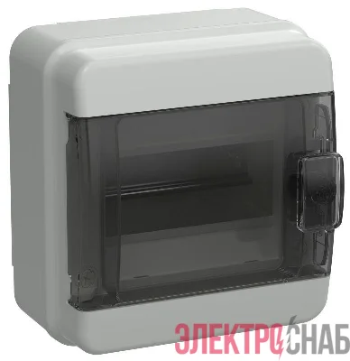 Корпус пластиковый КМПн-6 IP65 черн. прозр. дверь TEKFOR IEK TF5-KP72-N-06-65-K03-K02