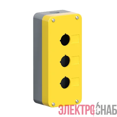 Корпус под кнопочный пост 3 места DKC MC03