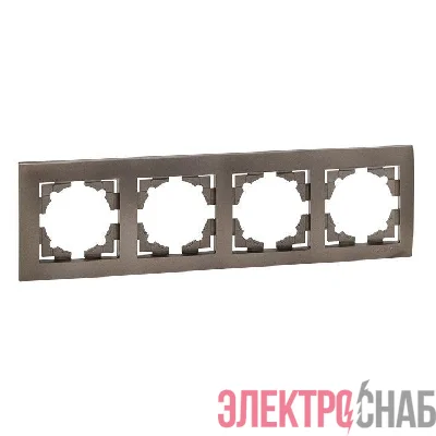 Рамка 4-м Валенсия графит EKF EWM-G-304-60