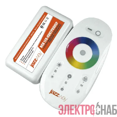 Контроллер RGB PRC-4000HF WH 12/24В 216/432Вт бел. JazzWay 1007957