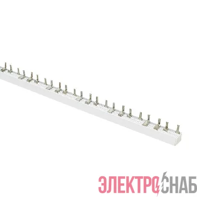 Шина соединительная типа PIN для 4-ф нагр. 100А 54 мод. (дл.1м) EKF pin-04-100