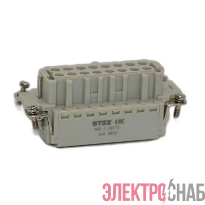 Вставка контактная постоянное число полюсов HDC-E-16FTC СТЭЗ 187150196