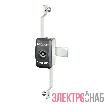 Ручка с личинкой под двойн. бородку 3мм для навесных корпусов пластик черн. DKC R5CE200N