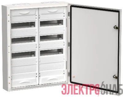 Корпус ЩРн-96 (2х48) TITAN 5 710х570х140 IP54 одна дверь метал. бел. IEK TI5-50-N-2X048-54