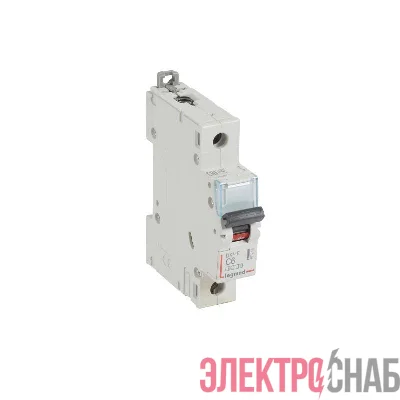 Выключатель автоматический модульный 1п C 6А 6кА DX3-E 6000 1мод. 230/400В Leg 407260