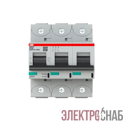 S803P-D100 Автоматический выключатель 3-полюсный ABB 2CCG001245R0001