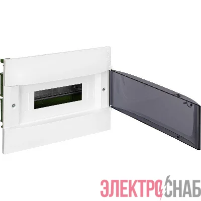 Щиток пластиковый встраиваемый Practibox S (в полые стены) 1х12 дым. дверь Leg 135571