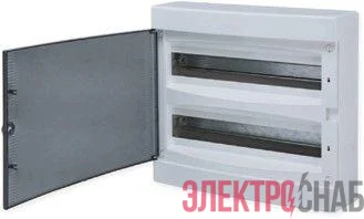 Щит распределительный навесной Unix 2х18мод. IP41 прозр. дверь PROxima EKF ux-2x18-n
