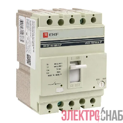 Выключатель нагрузки 3п ВН-99 160/160А EKF sl99-160-160