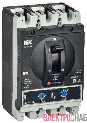 Выключатель автоматический в литом корпусе 3п G 50кА 160А расцепитель термомагнитный регулируемый ARMAT IEK AR-MCCB-3G-050-0160A-ATUC