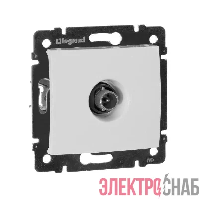 Механизм розетки TV СП Valena оконечная 10дБ бел. Leg 774430